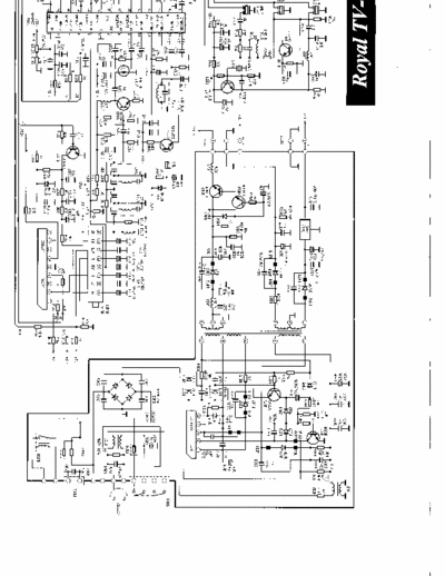 Royal Royal TV 5555 schemat pdf skan z Serw.Elektr.